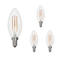 Bulbrite 60 Watt Equivalent B11 Dimmable Candelabra Screw LED Light Bulb Cool White Light 4000K, 4PK 861688